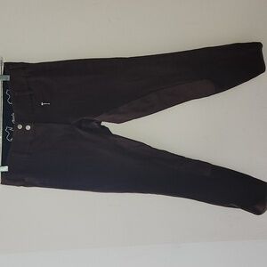 Goode Rider Equestrian Full Seat Brown Corduroy Low Pants Size 30R